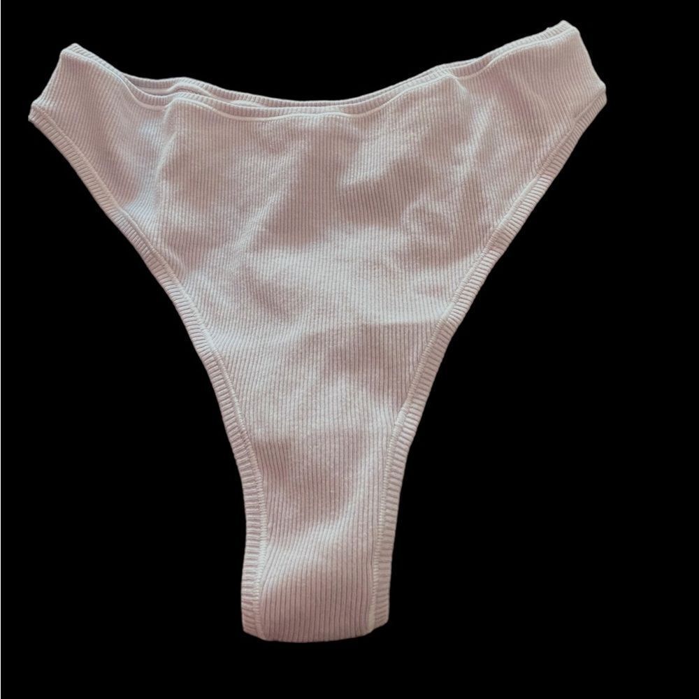 🆕Skims NWT Cotton Rib Thong in Iris Mica (SK-8)